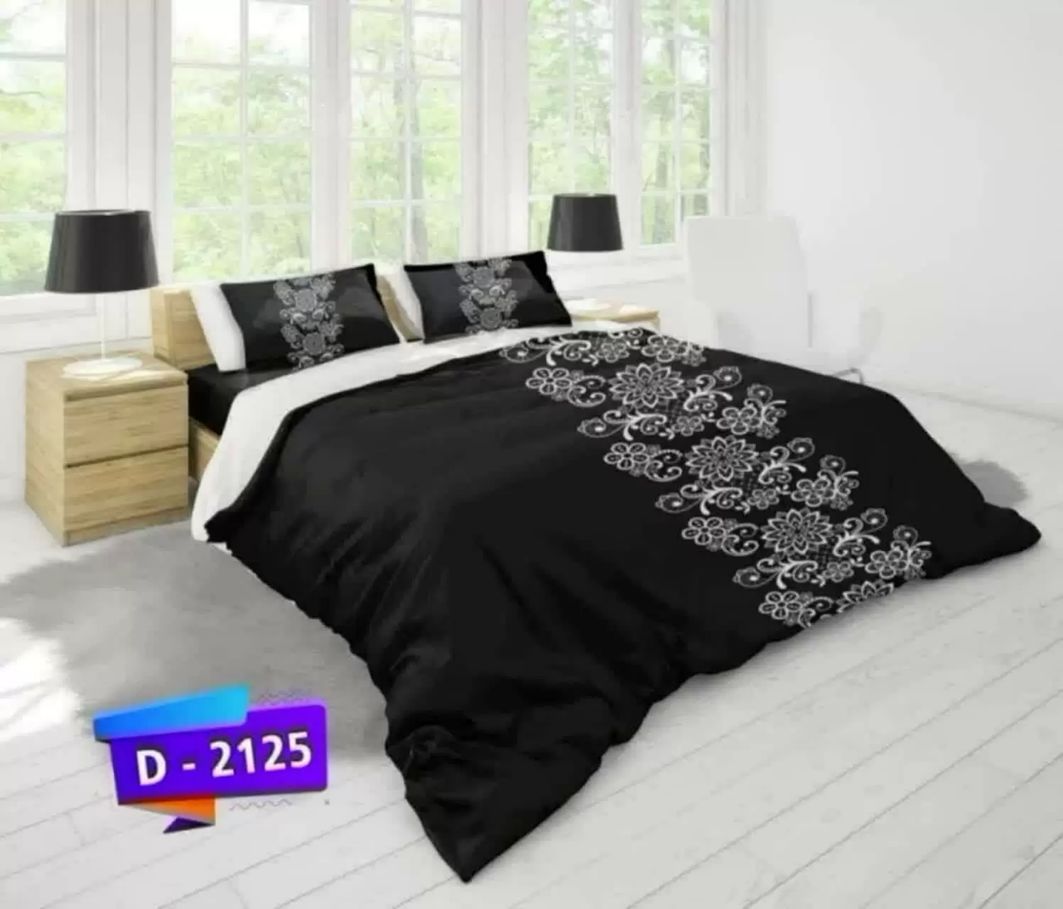 لحاف تنسل دو نفره 160 کد D-2125 ورونیکا